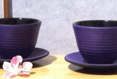 Zen Rippled Tea Cups