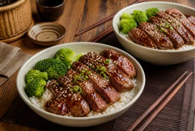 照燒牛排飯