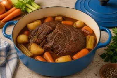 Schmorbraten-Auflauf
