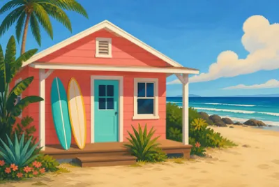 Surfing Beach House