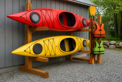 פאזל של Two Kayaks Rack