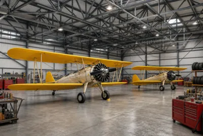 Biplane Hangar Interior