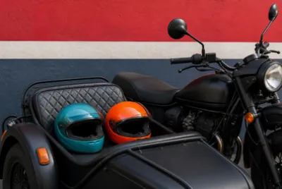 Helmets on Sidecar