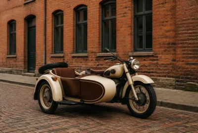 Vintage Sidecar Parked