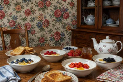 Breakfast Yogurt Table