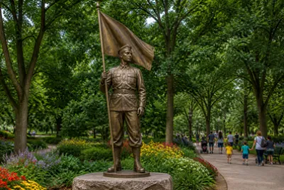 Park Flag Statue