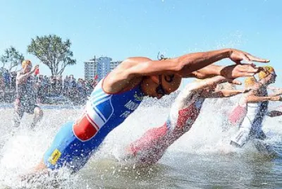 Competencia en Huatulco, Oaxaca, MÃ©xico.