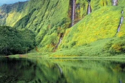 mountains and water