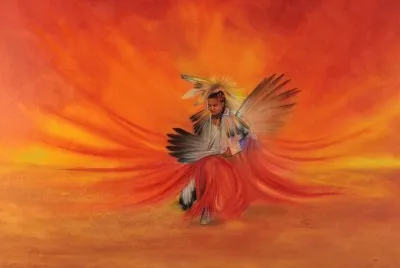 Eagle dancer jigsaw puzzle