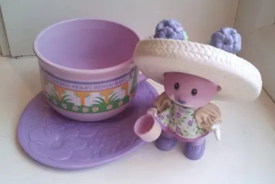 Vintage Violet Tea Bunny