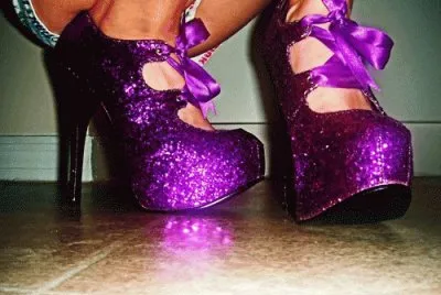 BIG Purple Shoes