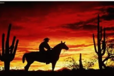 Arizona Cowboy Sunset