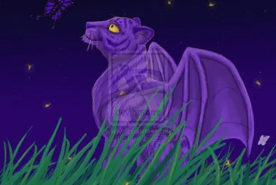Purple Tiger Art