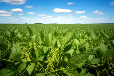Soybean Field Rows(grok)