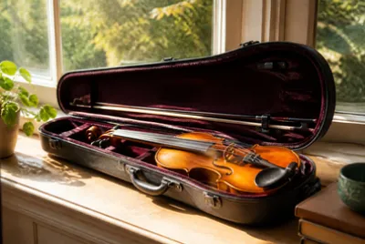 Violin Open Case(grok)