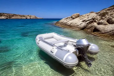 Inflatable Dinghy Bay(grok)