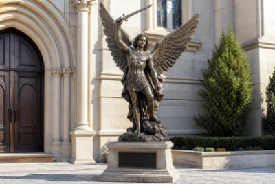 פאזל של Bronze Archangel Plaza(grok)