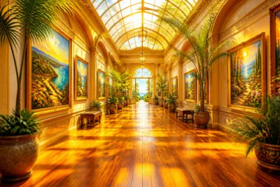 Luminous Skylight Hall(grok)