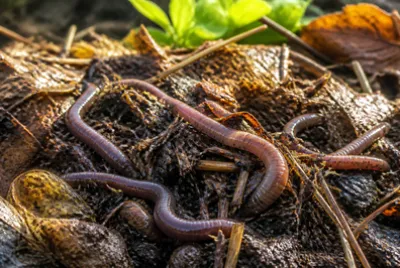 Compost Pile Worms