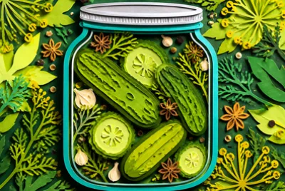 Papercut Pickle Jar(grok)