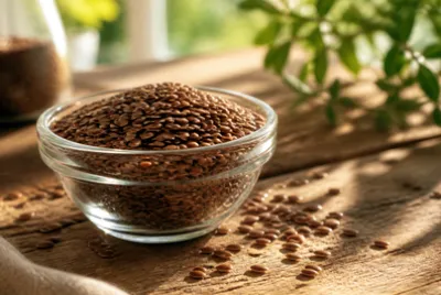Flaxseeds Bowl Table(grok)