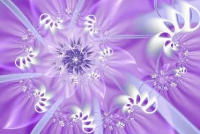 Violet Textured Swirl Fabric