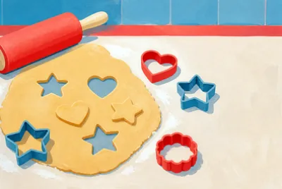 Gouache Cookie Cutouts