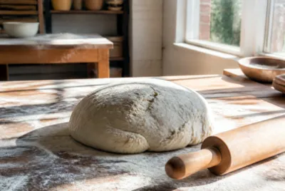 Sunny Floured Dough
