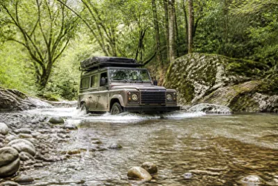 Overcast Stream Crossing