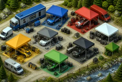 Isometric Service Park(grok)