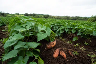 Overcast Field Rows
