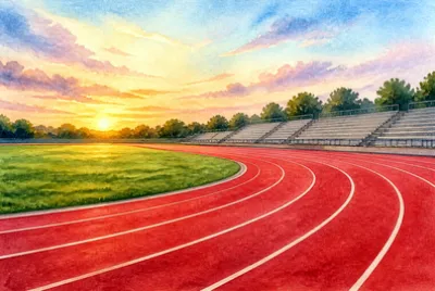 Watercolor Dawn Track