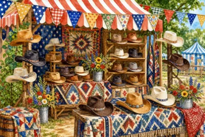 Hat Market Stall