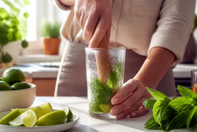 פאזל של Mojito Muddling(grok)