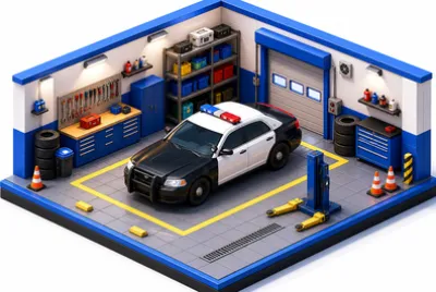 Isometric Garage Bay(grok)