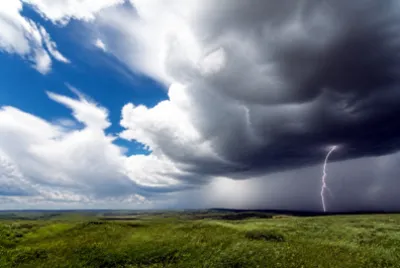 Sunny Prairie Storm