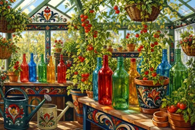 Greenhouse Bottle Light