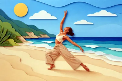Beach Pose