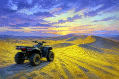 Impressionist Dusk Dune