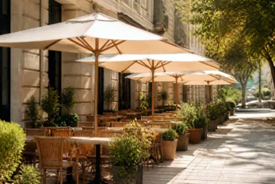 פאזל של Afternoon Cafe Umbrellas