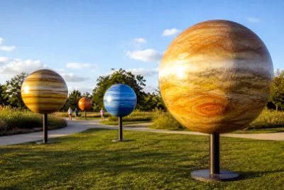 פאזל של Park Planet Sculptures(grok)