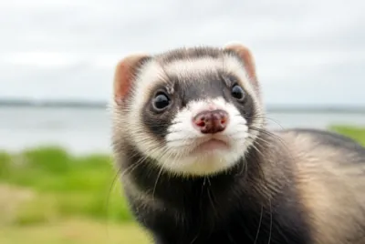 Ferret Face Portrait(grok) jigsaw puzzle