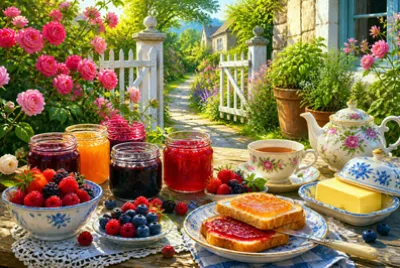 Garden Breakfast jigsaw puzzle