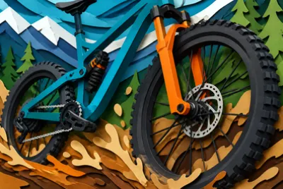 פאזל של Papercut Bike Gear(grok)