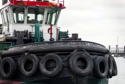 Tugboat Bow Fenders(grok)