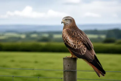 Overcast Perched Kite
