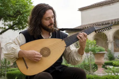 Lute Player Garden(grok) jigsaw puzzle