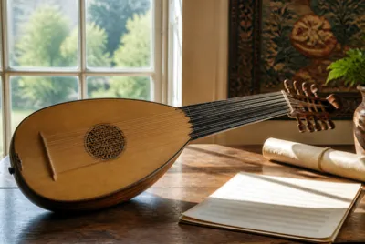 Wooden Lute Table(grok) jigsaw puzzle
