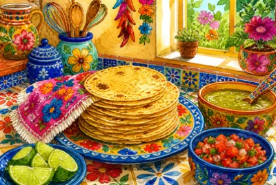 Folk Tortilla Stack(grok) jigsaw puzzle