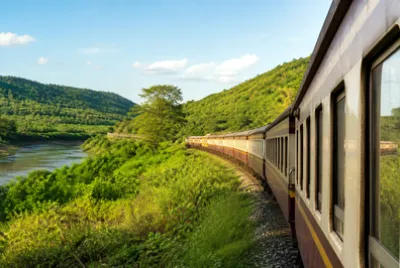 Afternoon Countryside Train